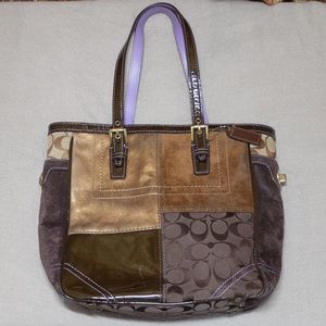 Vintage Coach Signature Logo Handbag Women